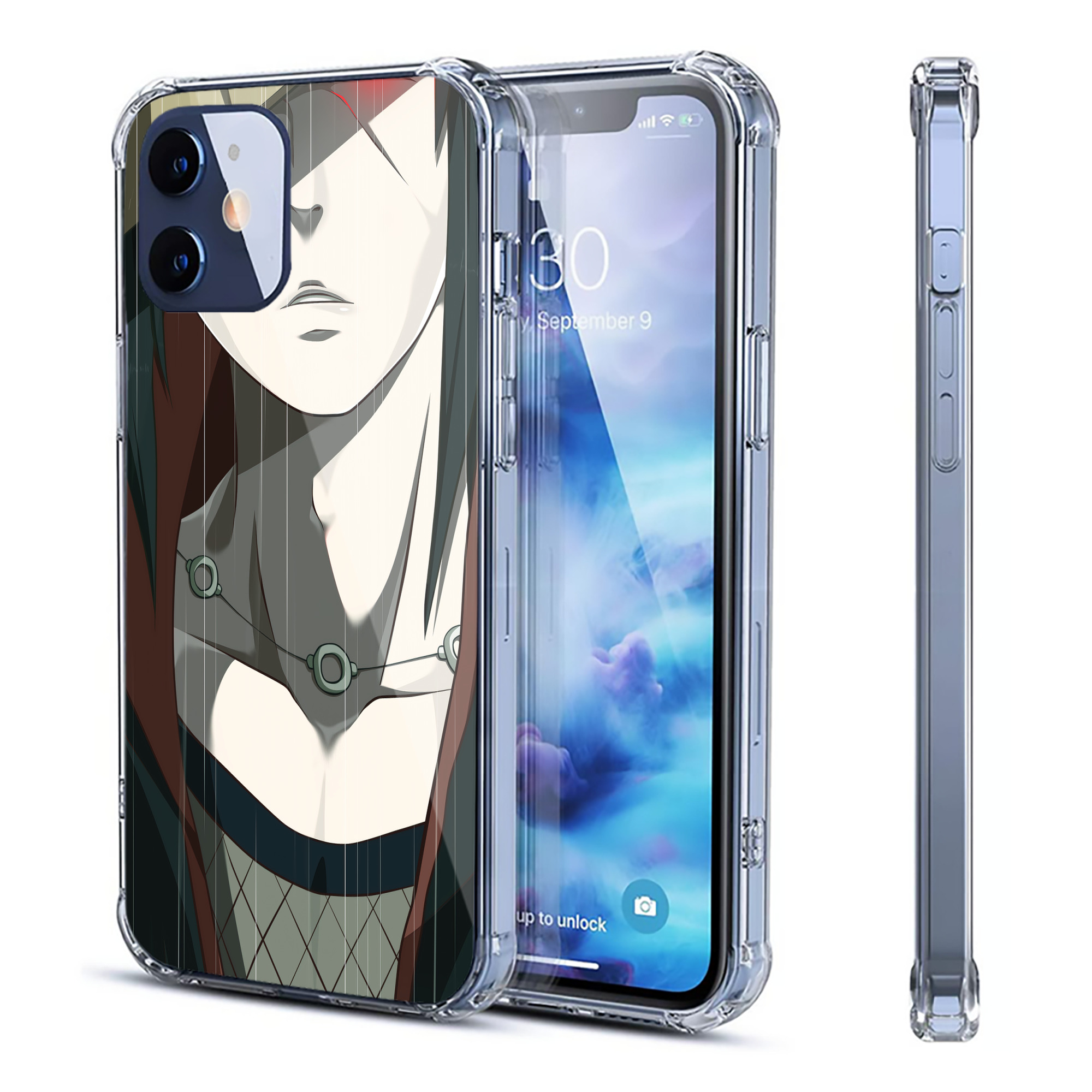 （画像用） NARUTO -ナルト- NARUTO -ナルト- 疾風伝 【iPhone 12シリーズ対応】透明スマホケース（クリアソフトケース）